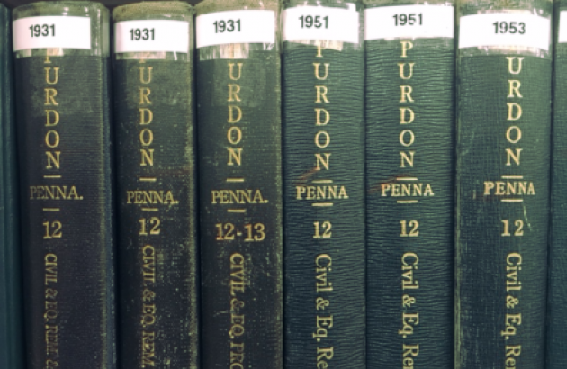 Purdon's Pennsylvania Statutes - Archived Historical Editions | Jenkins ...